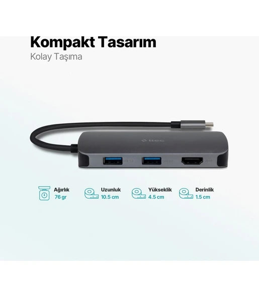 Ttec 8 Port Usb Çoğaltıcı - 6
