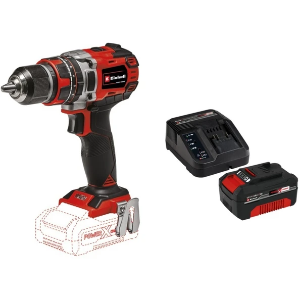 Einhell Tp-Cd 18/50 Li-I Bl Solo Vidalama + 1 x 4 Ah Starter Kit Akü