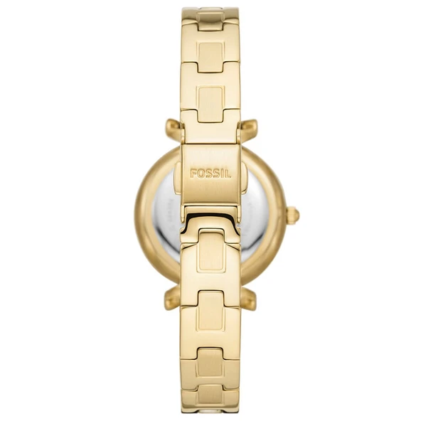 Fossil FES5203 Quartz Çelik Altın Rengi 28 mm Kadın Kol Saati - 3