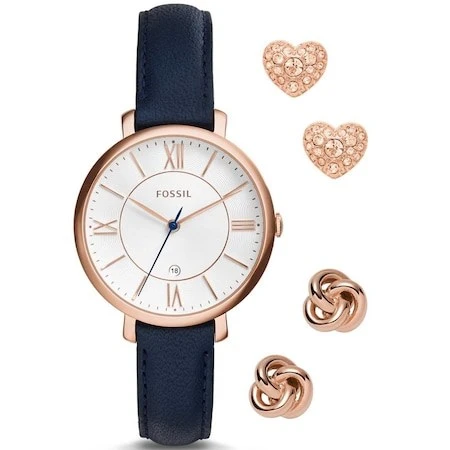 Fossil FES4140SET 36 mm Deri Kordonlu Kadın Kol Saati