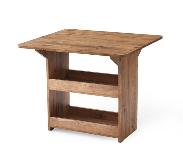 Izmir Katlanır Mutfak Masası 80x90cm - Resim 5