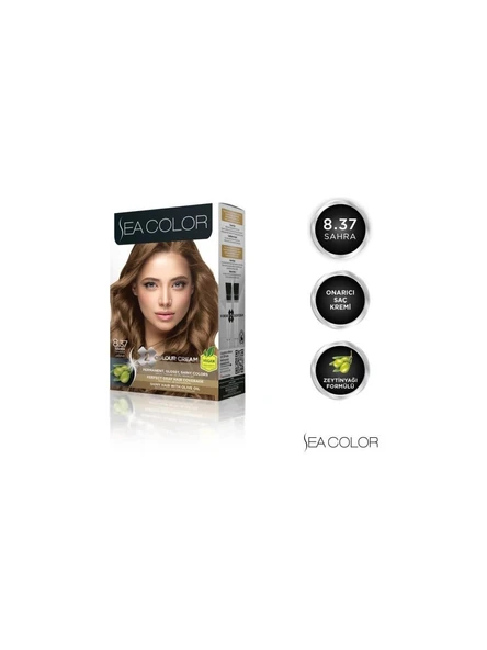 Sea Color Kıt Saç Boyası 8.37 Sahra