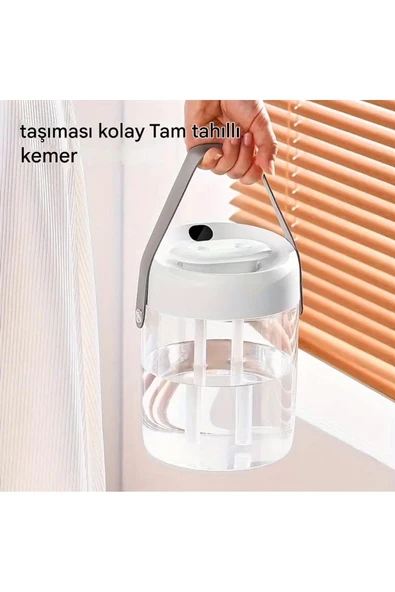 Ozmik A15 Humıdıfıer 2L Büyük Kapasiteli Çift Sprey Dijital Ekranlı Hava Işıklı Difüzör Nemlendirici - 5