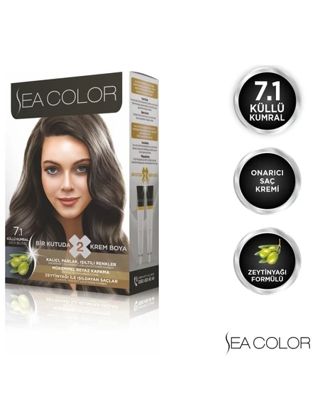 Sea Color 6.7 Çikolata Kahve Set Boya