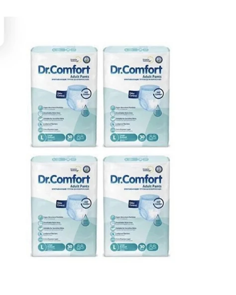 Dr.Comfort Dr Comfort 30 Lu Large Külot Bez Büyük Boy 4 Paket 120 Adet