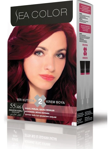 Sea Color 55.46 Amazon Kızılı Set Boya