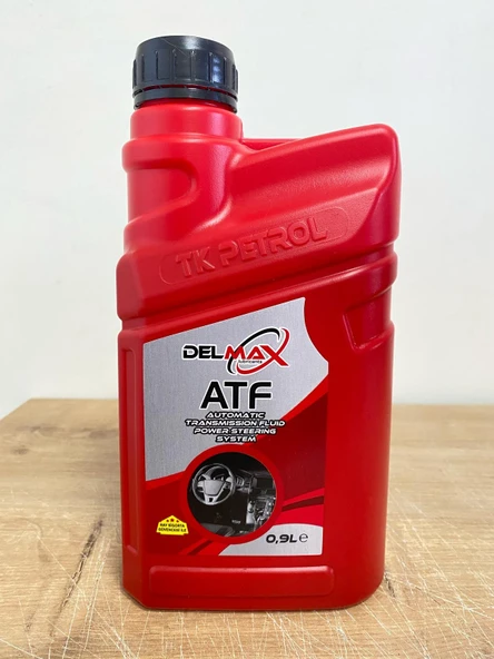 TK Petrol Delmax Kırmızı Renk ATF Direksiyon Yağı 900ML