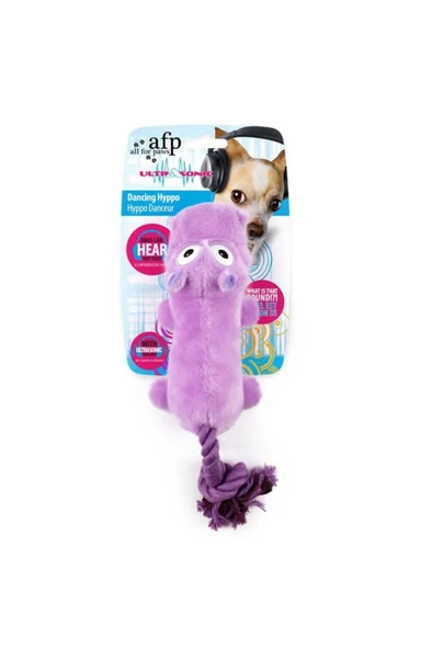 AFP Köpek Oyuncağı Ultrasonik Hippo 36x12x8,6 cm