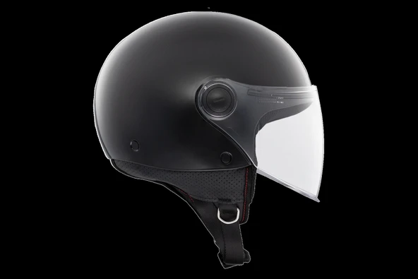 Kask Mt Helmets Street S A1 Mat Siyah Çenesiz - Resim 5