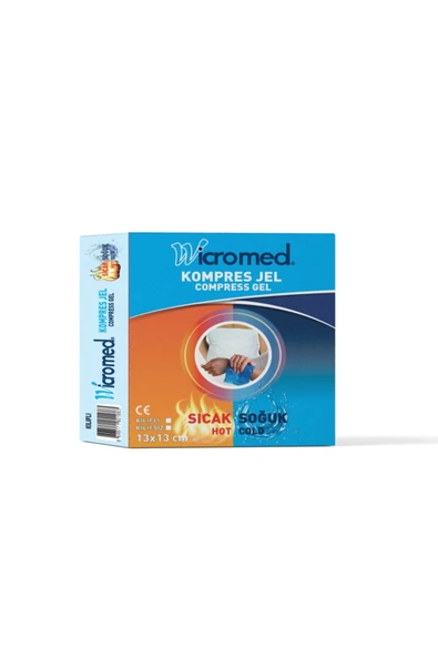 Wicromed Termojel Cold & Hot Pack Orta 26x13 cm - Alez Kılıflı