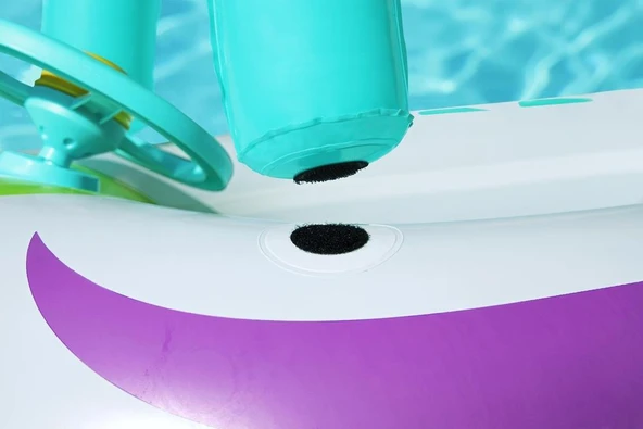Bestway Space Splash Gölgelikli Çocuk Şişme Botu ( Bebe Flatörü ) 107x112cm - 8