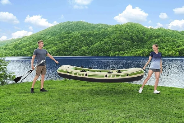 Bestway Hydro-Force Voyager X3 Raft Şişme Bot Set - 7