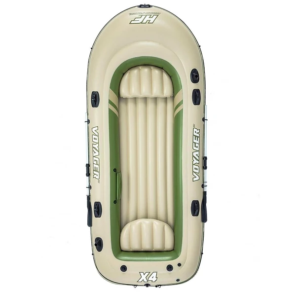Bestway Hydro-Force Voyager X4 Raft Şişme Bot Set - 4