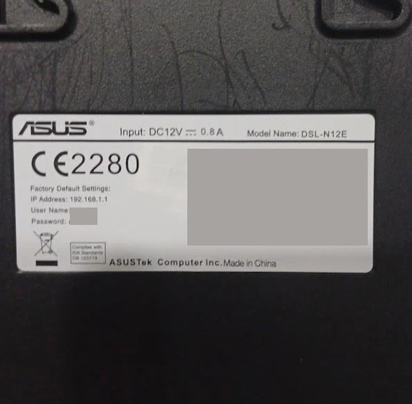 Asus Dsl-N12E 300Mbps Kablosuz-N ADSL2+ 4 Port Modem Kullanılmış - 5