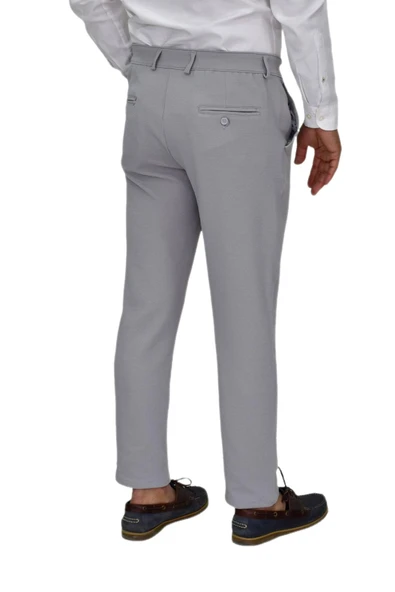 Erkek Likralı Petek Dokuma Kumaş Pantolon Regular Fitt BGL-ST04491 - Resim 9