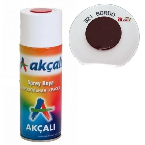 Avmdepo  Akçalı Sprey Boya 400 ml 321 Bordo