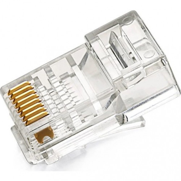 Cat 5 Cat 6 RJ45 Konnektör Jack 100 Adet