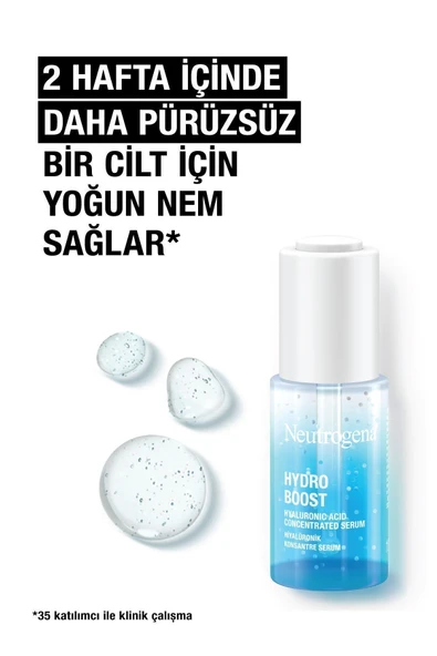 Neutrogena Hydro Boost Hyaluronik Konsantre Serum 15 ml - 3