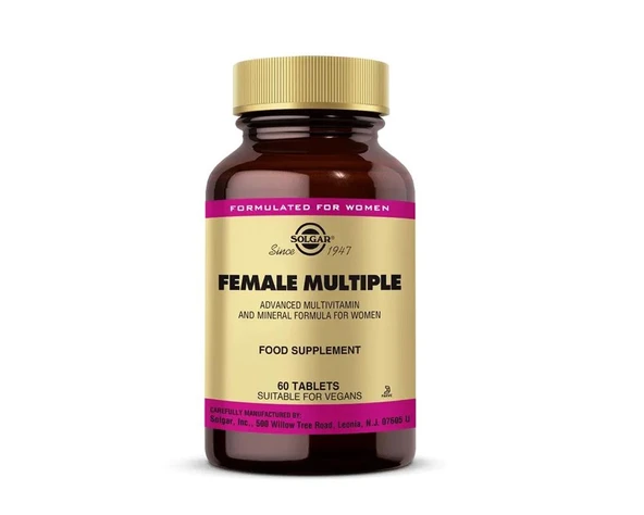 Solgar Female Multiple 60 Tablet - SKT:10/2026