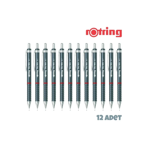 Tikky Retro Versatil Kalem0.7mm Gri 12 Li Paket