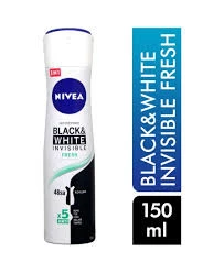 Nivea İnvisible Black & White Fresh Kadın Deodorant 150 ml X3