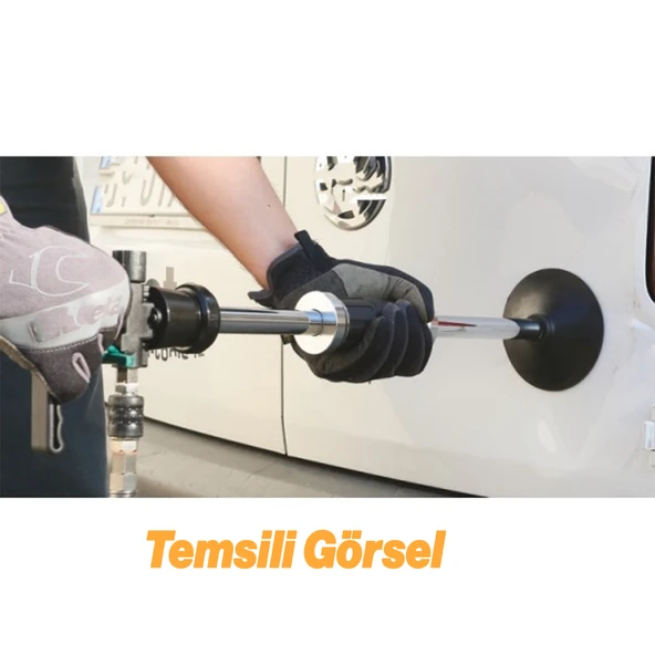 Havalı Boyasız Kaporta Göçük Düzeltme Vantuz 1/4" 3 Çeşit Hava Çektirme Pnömatik Vakum 75-100-125 mm - 7