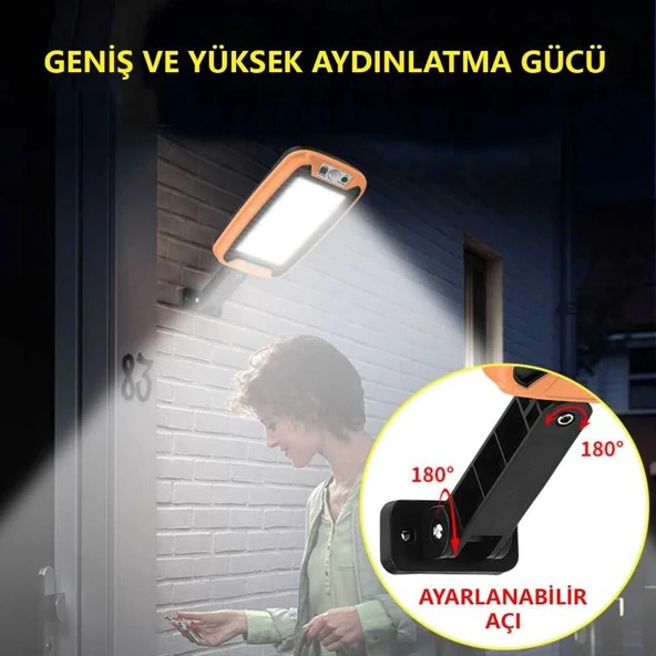 Solar Sensörlü Dış Mekan Lamba – 150 LED’li, 3 Modlu, 5.5V 2.5W Güneş Enerjili Aydınlatma - 2