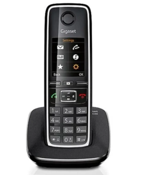Gigaset C530 Telsiz Telefon Siyah HASARLI BOZUK