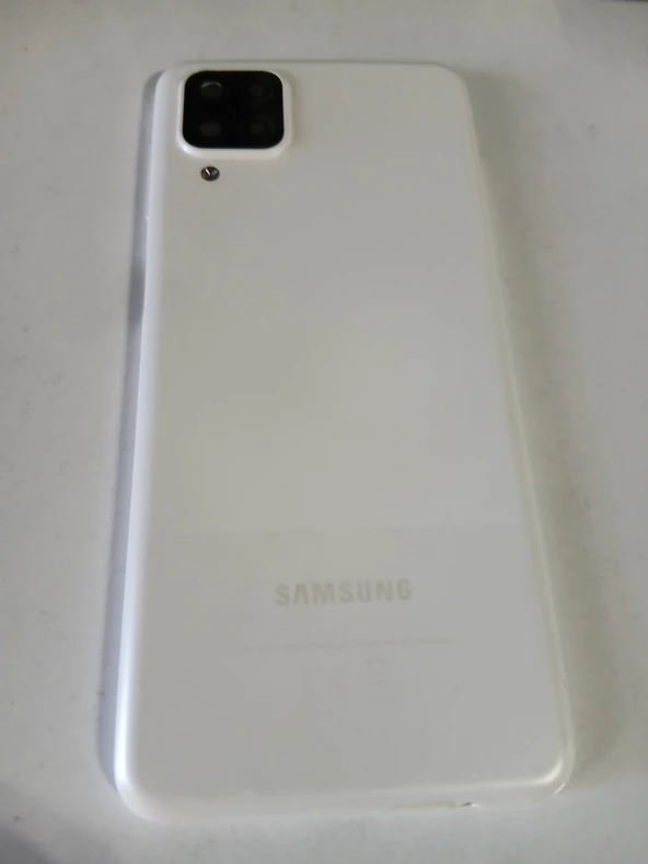 ASLANTİC SAMSUNG A12 A125 ORJINAL PİL KAPAĞI BEYAZ
