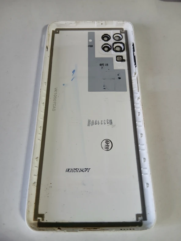 ASLANTİC SAMSUNG A12 A125 ORJINAL PİL KAPAĞI BEYAZ - 2