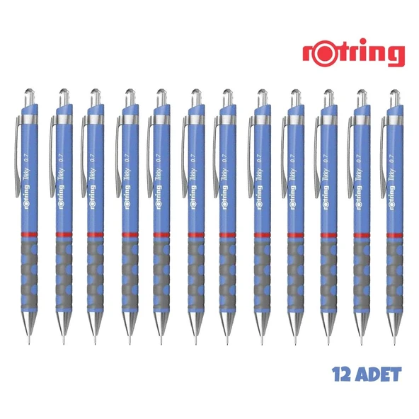 Tikky Rd Versatil Kalem 0.7mm Menekşe Mavi 12LI Paket