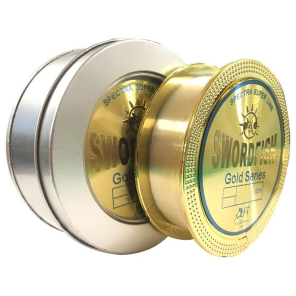 DFT Bojin Swordfish Gold Misina Metal Kutuda 100M 0.23MM