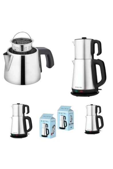Simtel Inox Çelik Çay Makinası 2 Yıl Garantili