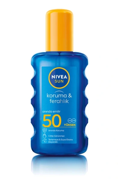 Nivea Sun SPF50 Güneş Koruyucu ve Ferahlık Vücut Spreyi 200 ml