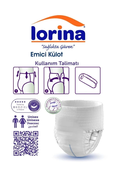 Lorina Emici Külot Hasta Bezi Large 120 Adet - Resim 3