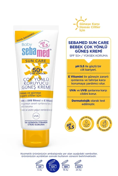 Sebamed Baby Çok Yönlü Koruyucu Güneş Kremi SPF50+ 75 ml - 3