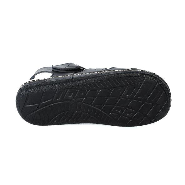 Apella 954-4 Baron Siyah Erkek Sandalet - 4