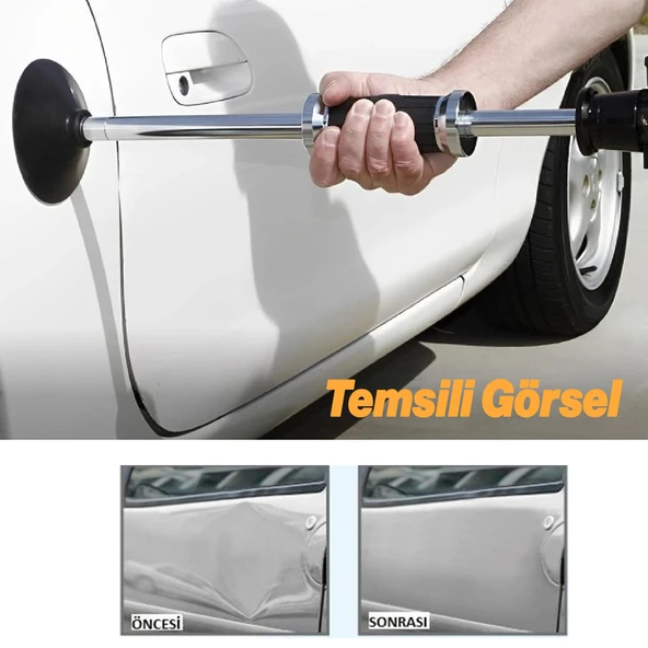 Manuel Pompalı Boyasız Kaporta Göçük Düzeltme Vantuz 3 Çeşit Hava Çektirme Vakum 75-100-125 mm - 2