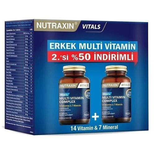 Nutraxin Mens Multi Vitamin Complex Avantaj Paket