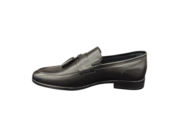 Slope 04800M İç Dış Hakiki Dana Derisi Püsküllü Erkek Günlük Loafer Ayakkabı - 2