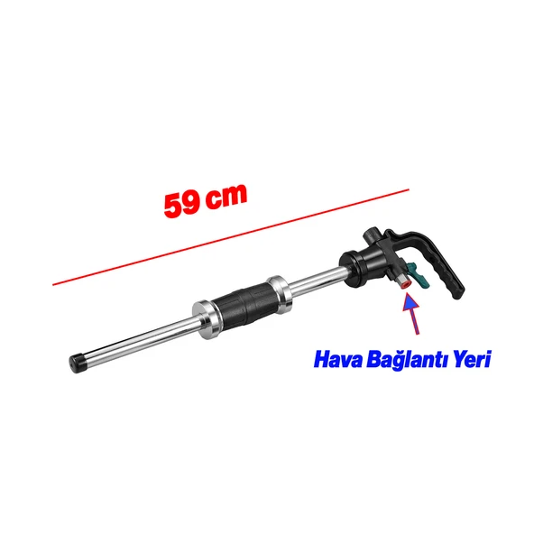 Havalı Boyasız Kaporta Göçük Düzeltme Vantuz 1/4" 3 Çeşit Hava Çektirme Pnömatik Vakum 75-100-125 mm - 3