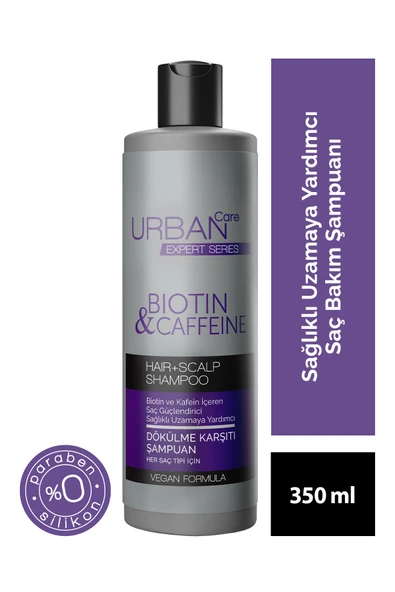 Urban Care Expert Biotin Ve Kafein Dökülme Karşıtı Saç Bakım Şampuan 350 ml - 3