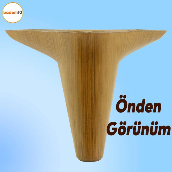 Mobilya Tv Ünitesi Çekyat Koltuk Kanepe Destek Ayağı 12 Cm Koyu Ceviz Baza Ayakları M8 6'lı Set - Resim 6