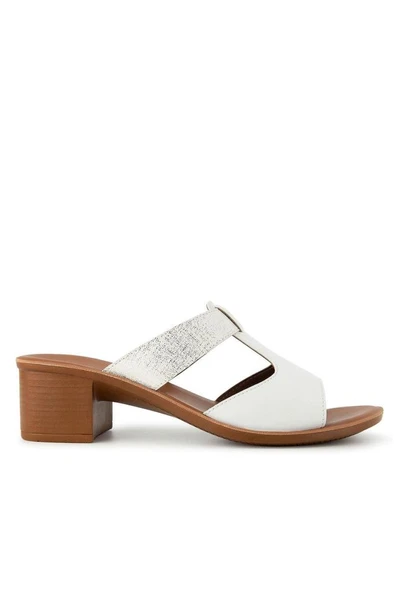 Muya Ceria 31010-277 Anatomik Taban Kadın Terlik Beyaz 36-40 - Resim 2