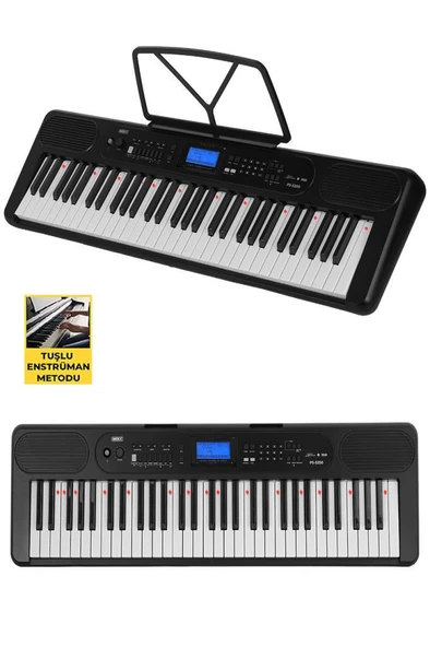 Midex PS-5200BK Pro Org 61 LED Işıklı Tuş Hassasiyetli Bluetooth Midi - 3