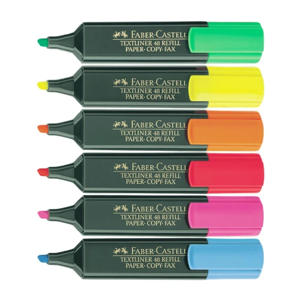 Faber Castell Fosforlu Kalem Canlı Pastel Renkler