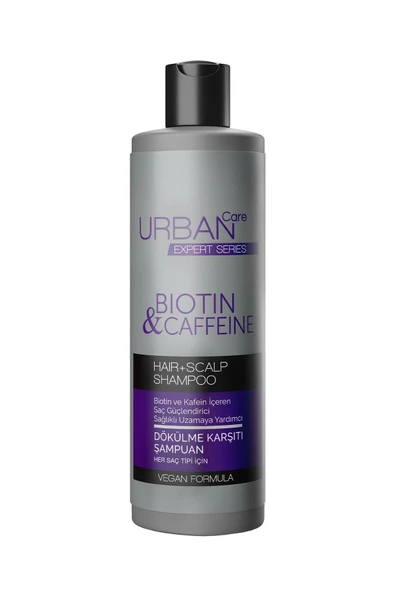 Urban Care Expert Biotin Ve Kafein Dökülme Karşıtı Saç Bakım Şampuan Sağlıklı Uzamaya Yardımcı 350ml  Tek Ebat