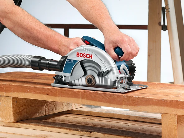 Bosch GKS 190 Profesyonel 1400 Watt 184 mm Elektrikli Daire Testere / Sunta Kesme Makinası - 4