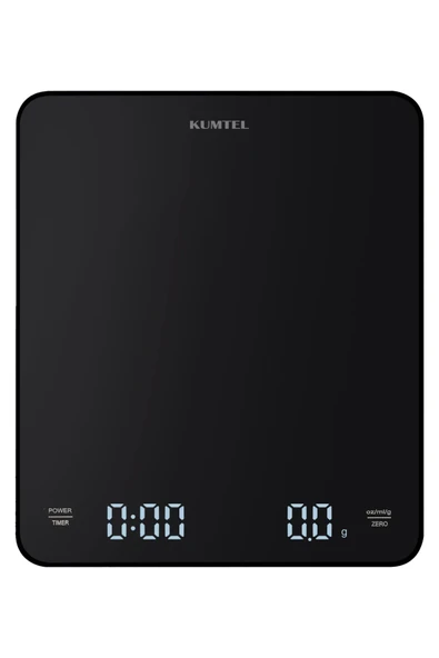 KUMTEL V60 Dijital Damlatıcı ve Zamanlayıcılı Kahve Demleme Tartısı HV60-02