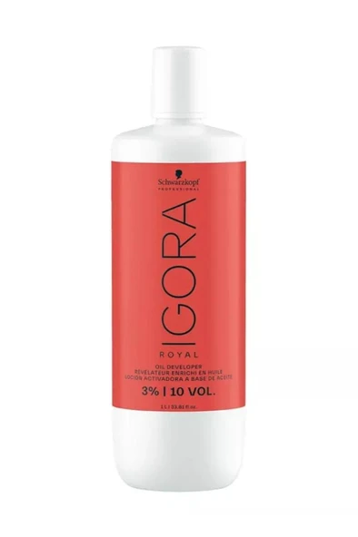 Schwarzkopf Igora Royal Yağ Bazlı Oksidan 1000 Ml 10 Volüm %3